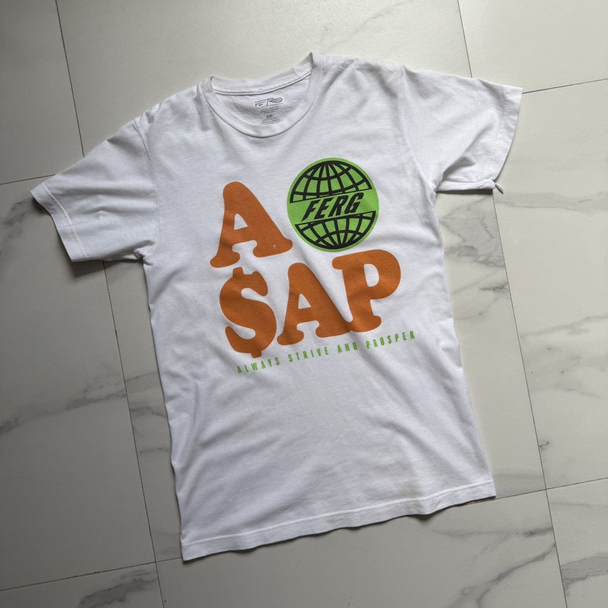 Rap Tees A$AP Ferg Strive And Prosper T-Shirt Size US S / EU 44-46 / 1 - 3 Thumbnail