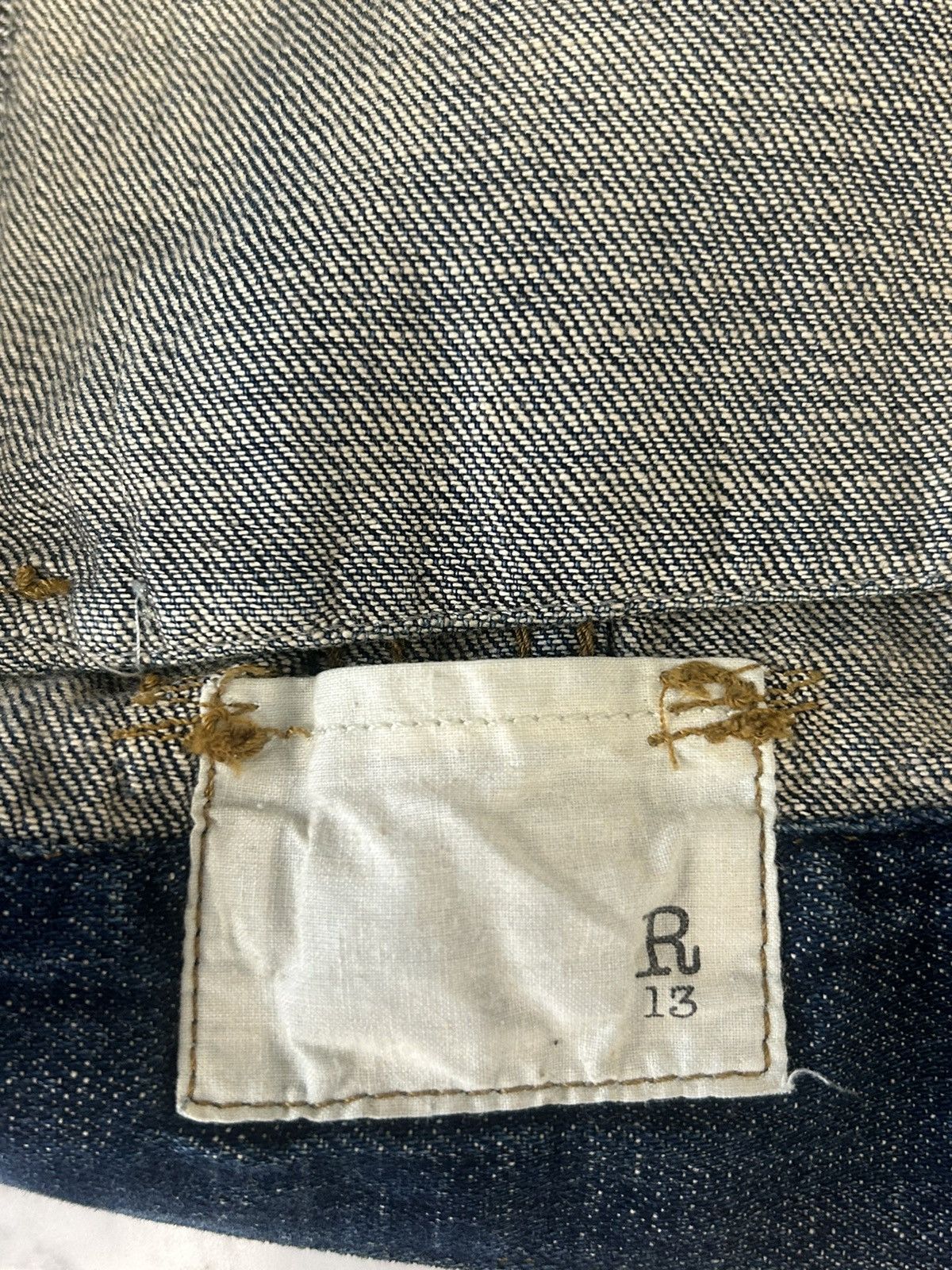R13 Faded treated Denim jacket Size US M / EU 48-50 / 2 - 7 Thumbnail