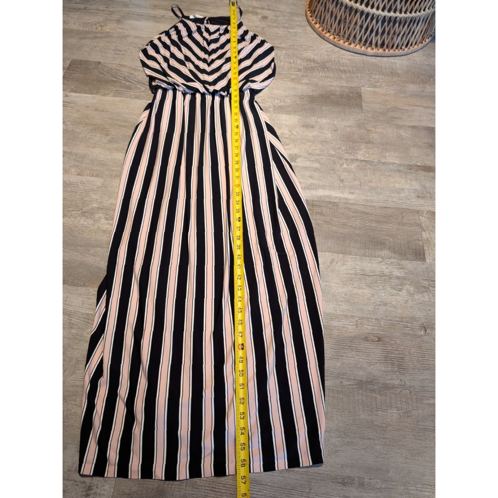 Vintage Maurices Striped Maxi Dress Women’s Medium Striped Pink Black NWT Clothing Maurices Maxi Dress Women’s Medium Striped Pink Black NWT Size M / US 6-8 / IT 42-44 - 7 Thumbnail