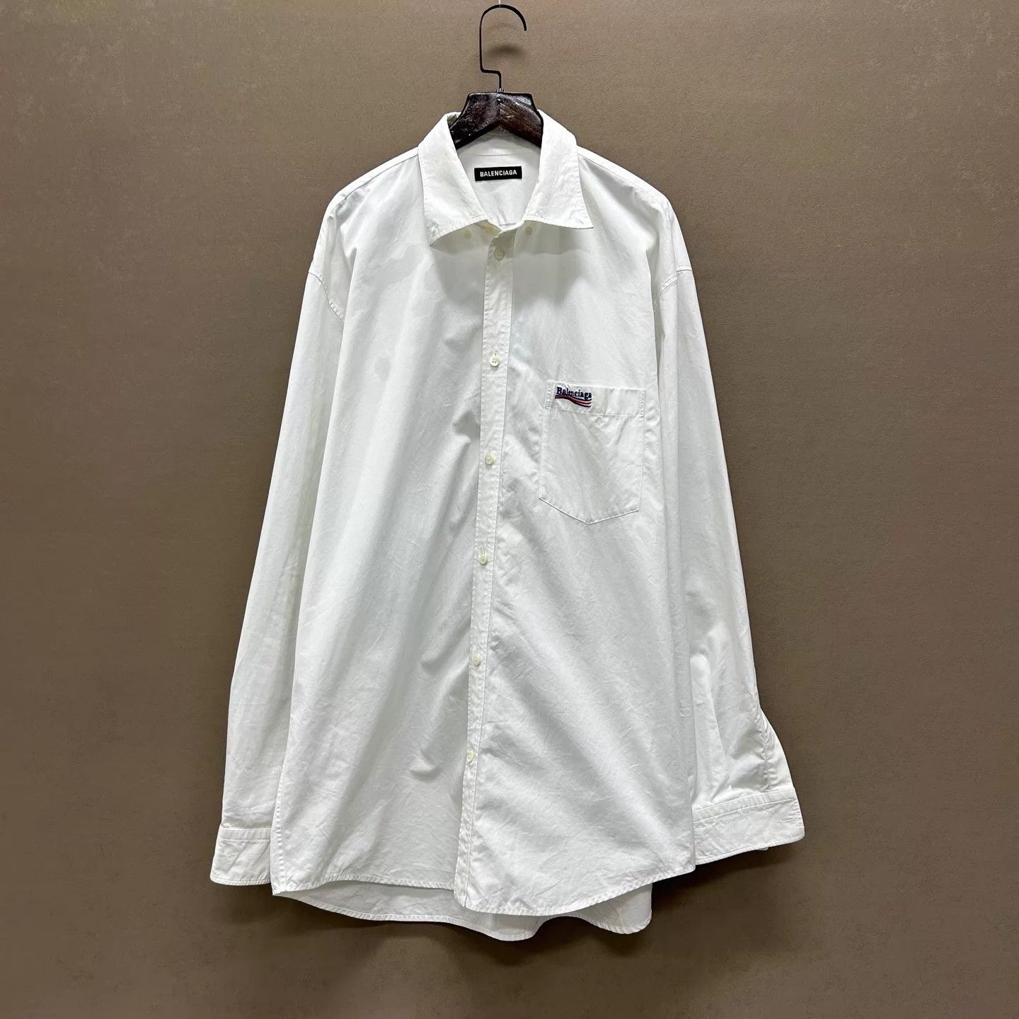 Balenciaga Balenciaga 99 New Coke Small Logo Shirt 38 Size US S / EU 44-46 / 1 - 1 Thumbnail