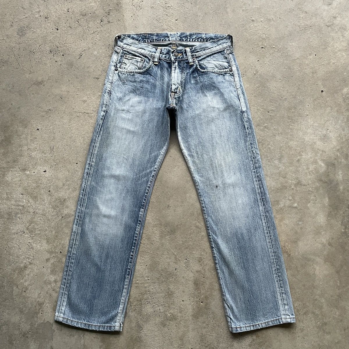 Edwin × Jean × Vintage W32x30💥 Vintage Edwin Faded Denim Jeans Pants Hot Items Size US 32 / EU 48 - 1 Thumbnail