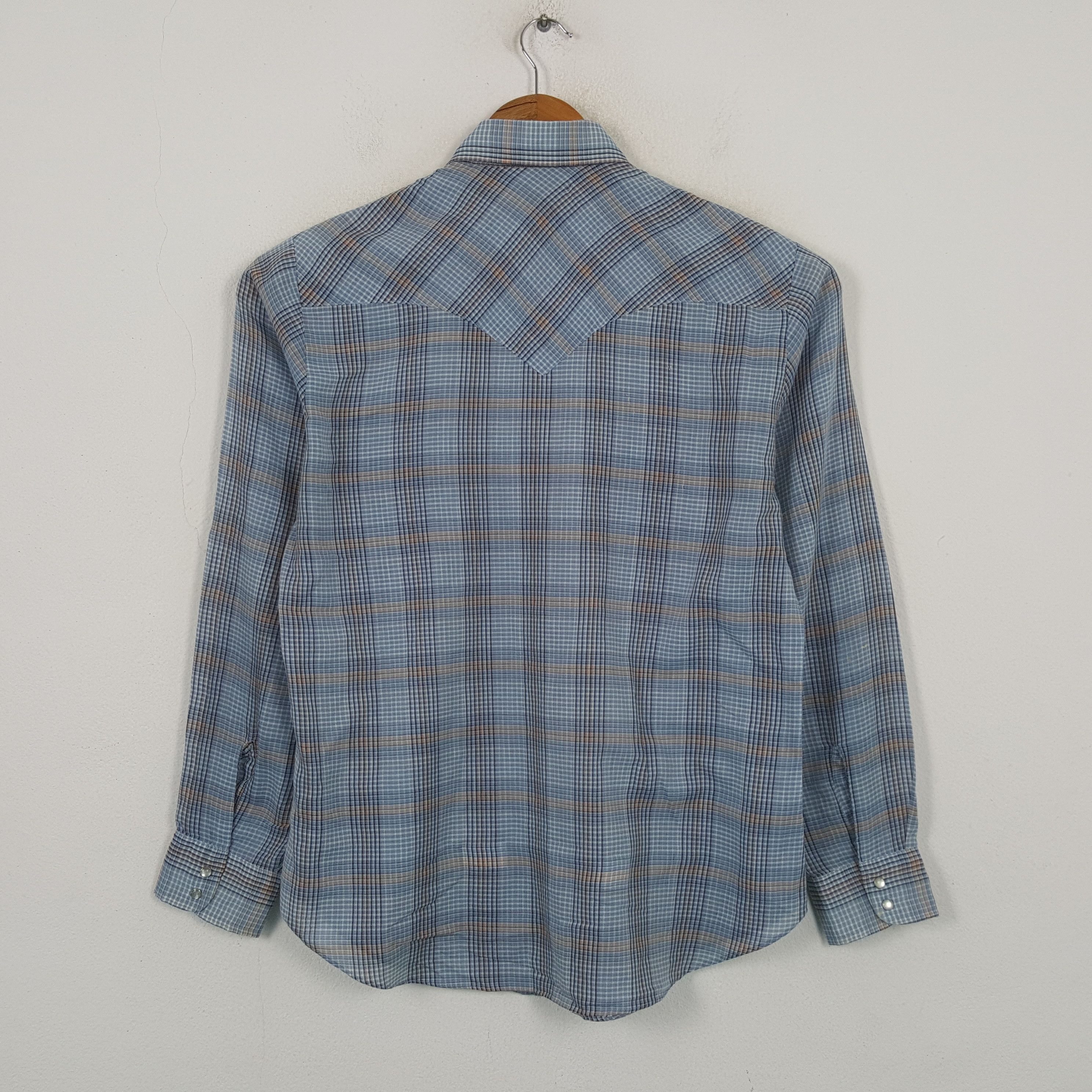 Levi's Vintage Levi's Big E Snap Western Style Shirt RR10 Size US L / EU 52-54 / 3 - 3 Thumbnail