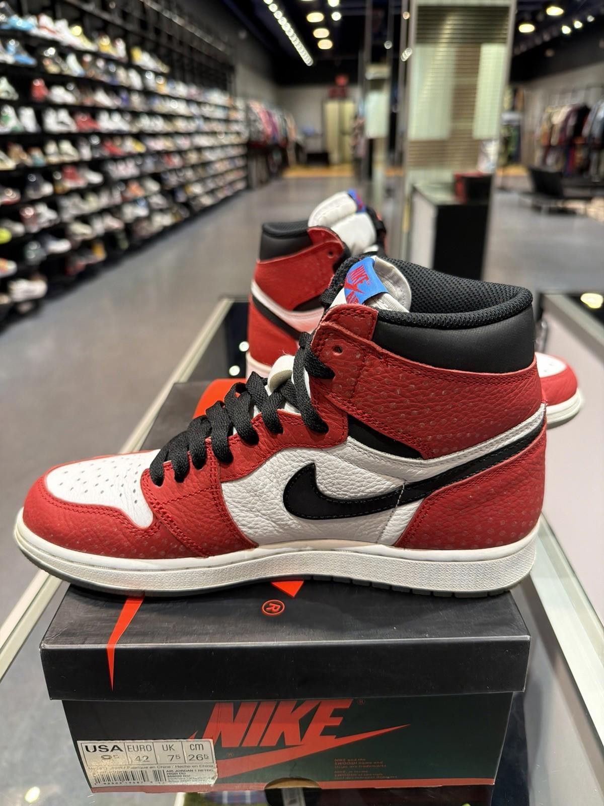 Nike Nike Air Jordan 1 Retro Origin Story Spiderman Size 8.5 Size US 8.5 / EU 41-42 - 12 Thumbnail