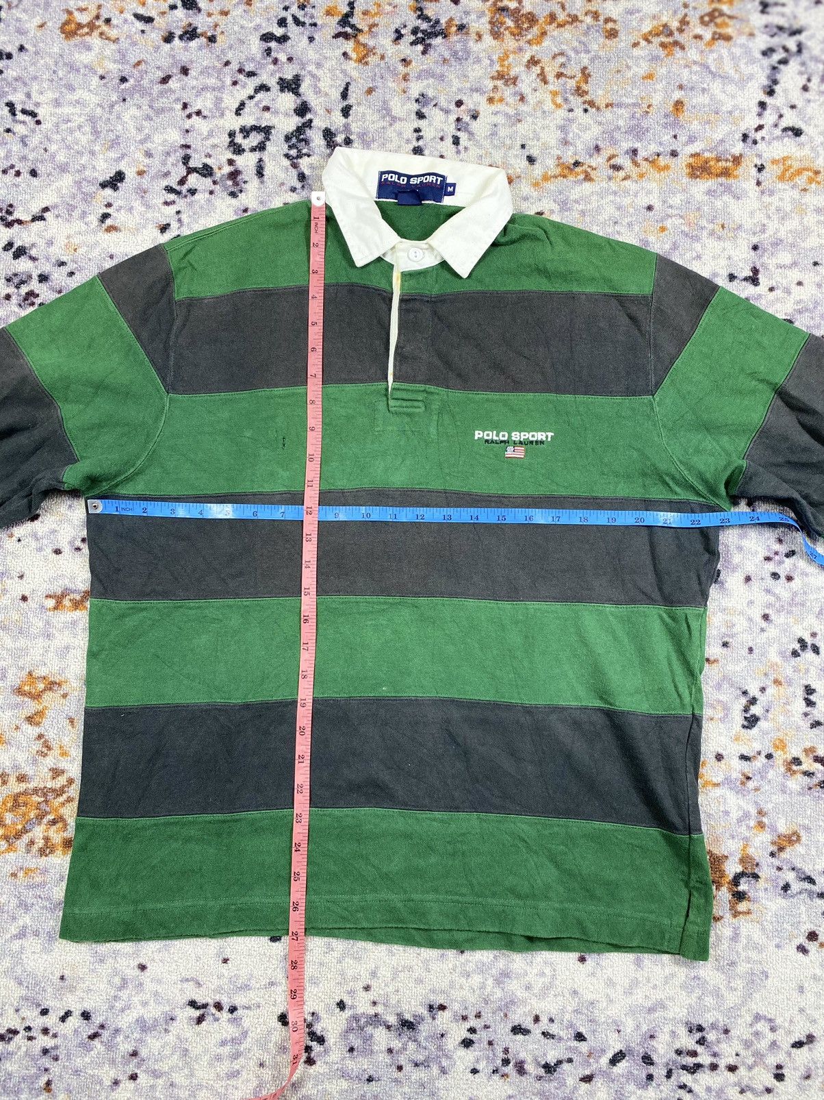 Polo Ralph Lauren Vintage 90’s POLO SPORT USA Rugby Shirt Size US M / EU 48-50 / 2 - 8 Thumbnail