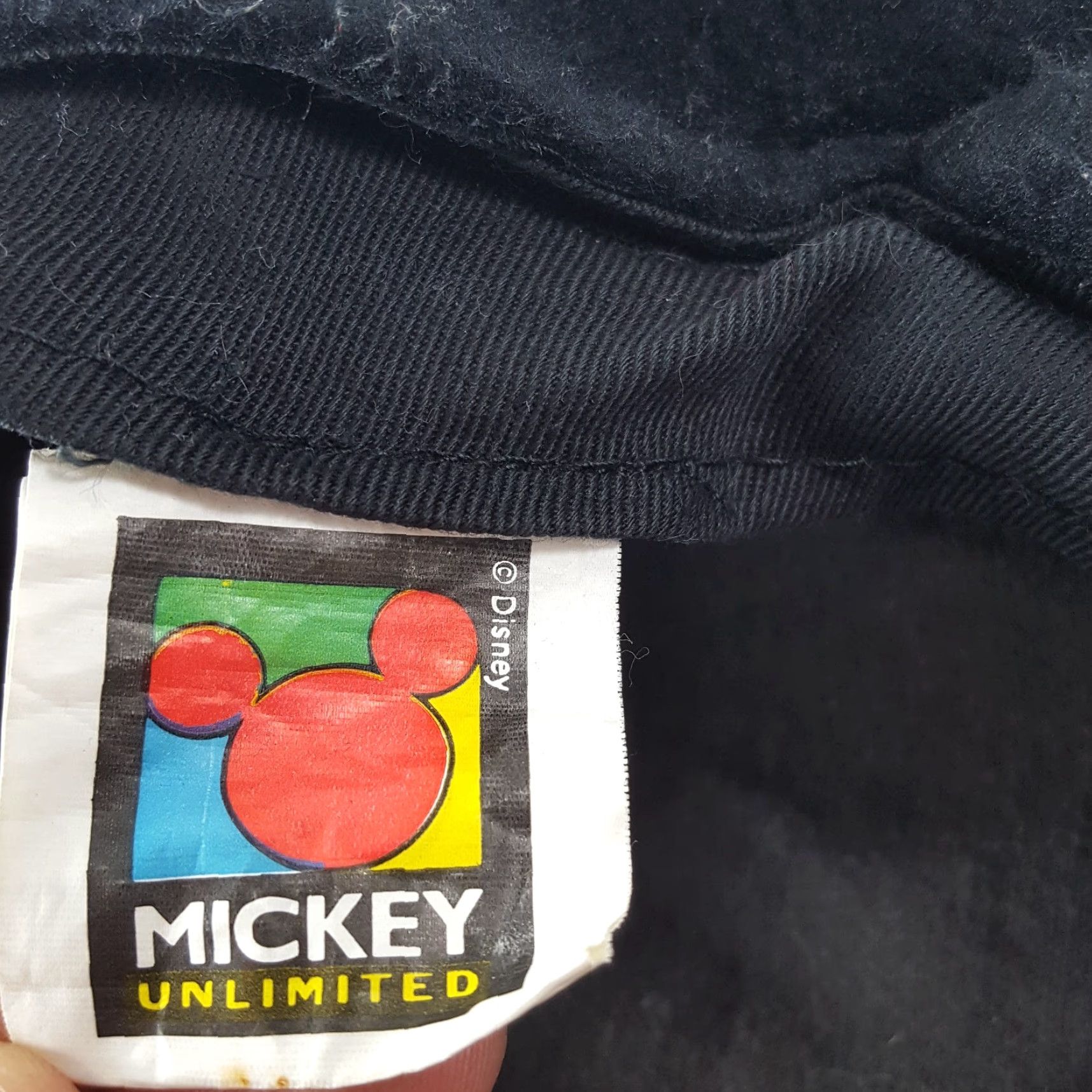 Disney VINTAGE Disney Mickey Mouse Newsboy Cap Hat - Black Fleece - Size M - 90s Cartoon - Mens Size US M / EU 48-50 / 2 - 5 Thumbnail