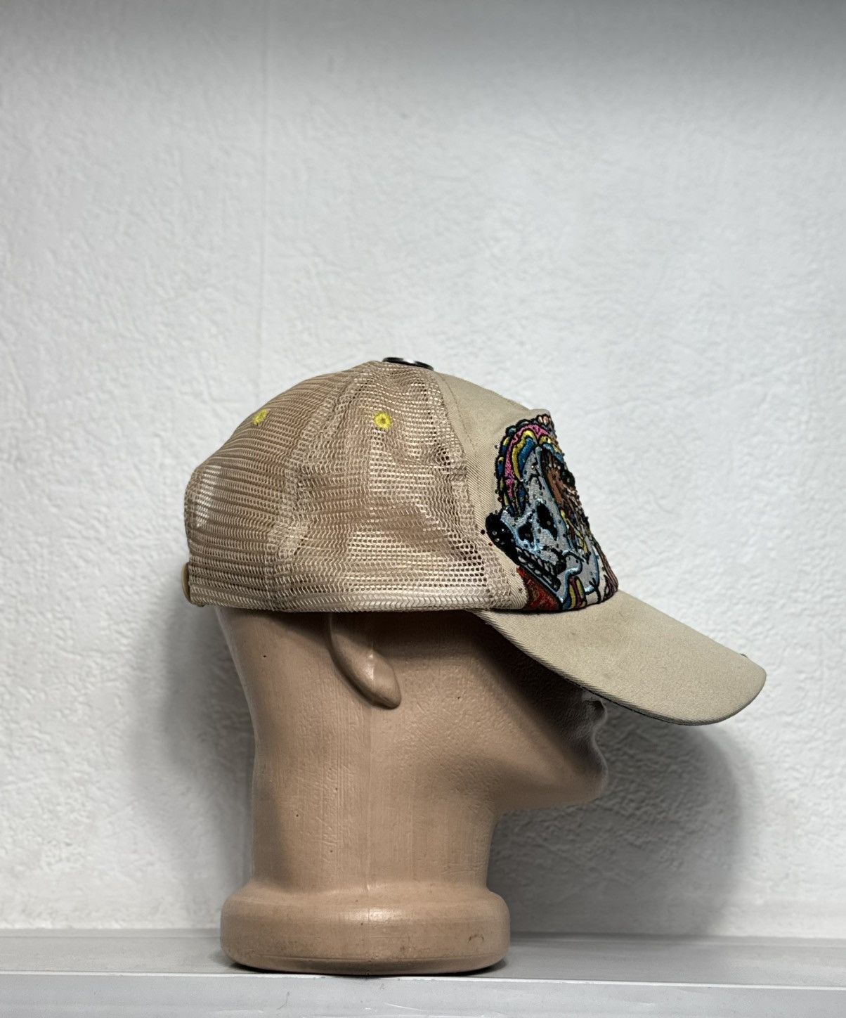 Ed Hardy Ed Hardy Vintage Cap Big Logo Skull Size ONE SIZE - 5 Thumbnail