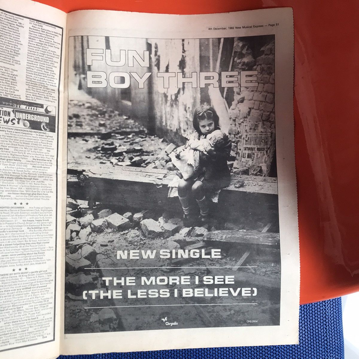 Hysteric Glamour × Vintage Vintage NME Magazine - NME (UK) Dec 4th 1982 Simple Minds Size ONE SIZE - 11 Thumbnail