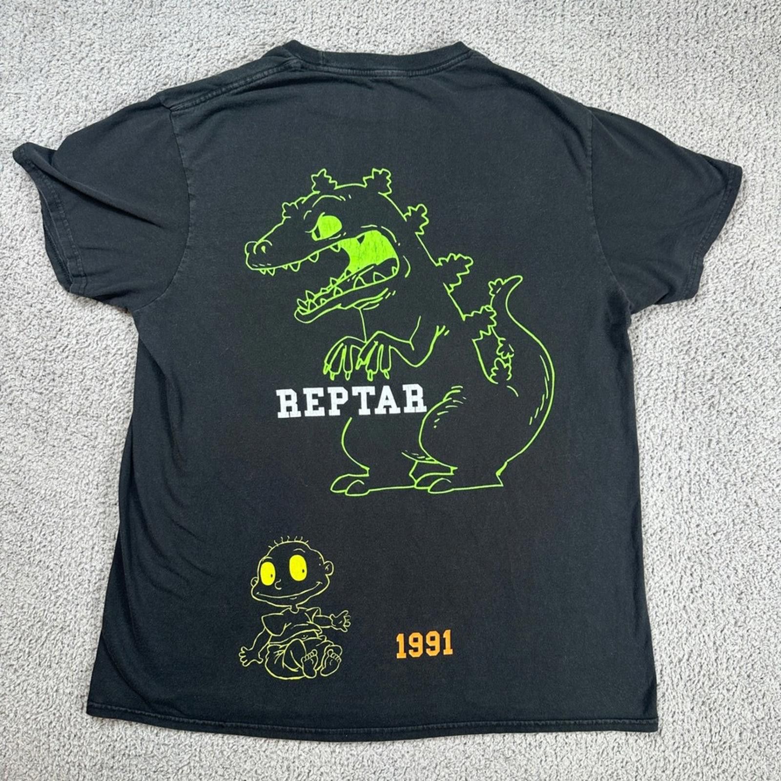 Nickelodeon Rugrats Reptar Tee Nickelodeon Cartoon Shirt Y2K TV T Shirt Size US L / EU 52-54 / 3 - 2 Thumbnail