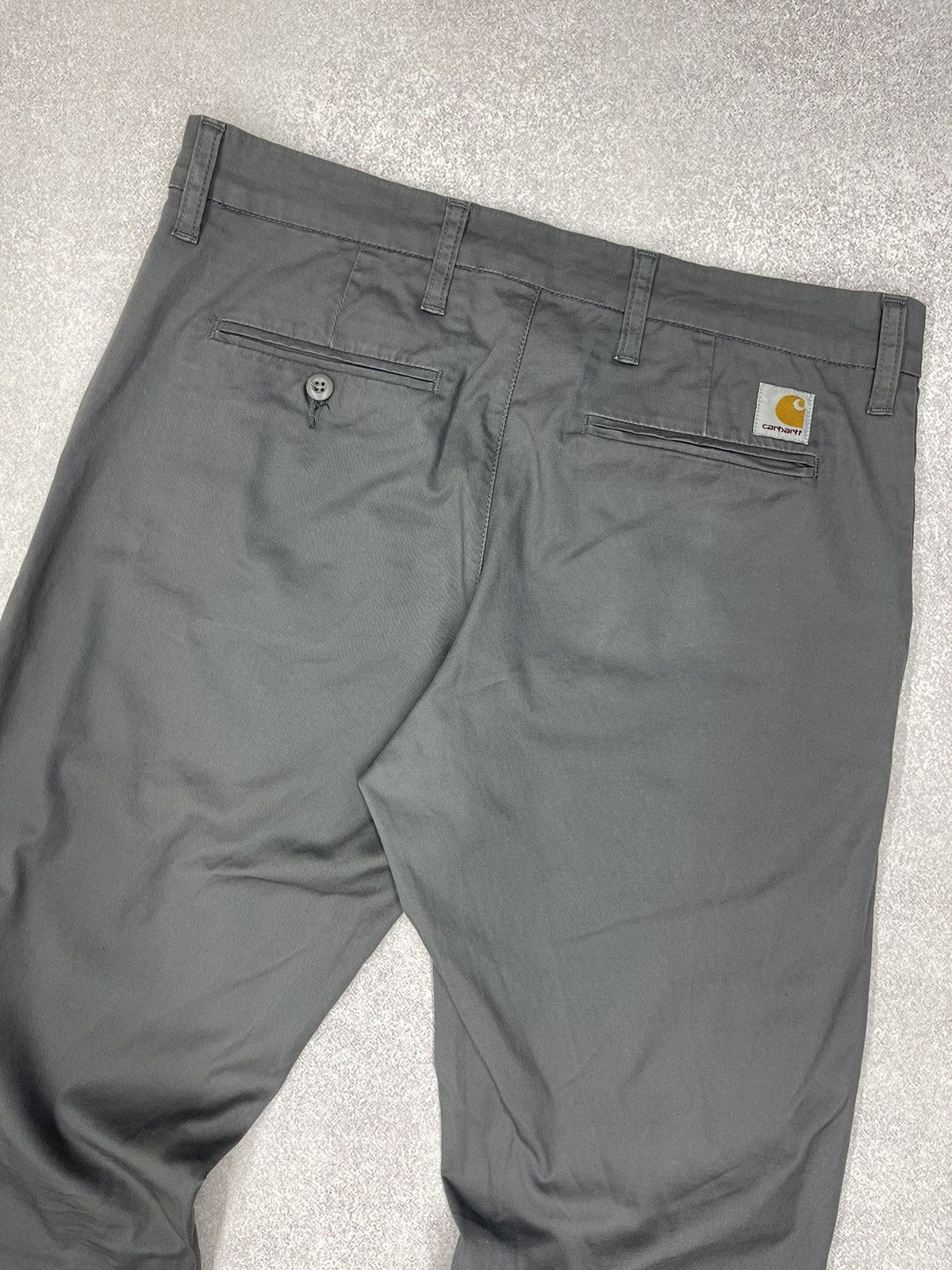 Carhartt Mens Carhartt Sid Chino Pants Grey Size 32 Size US 32 / EU 48 - 3 Thumbnail