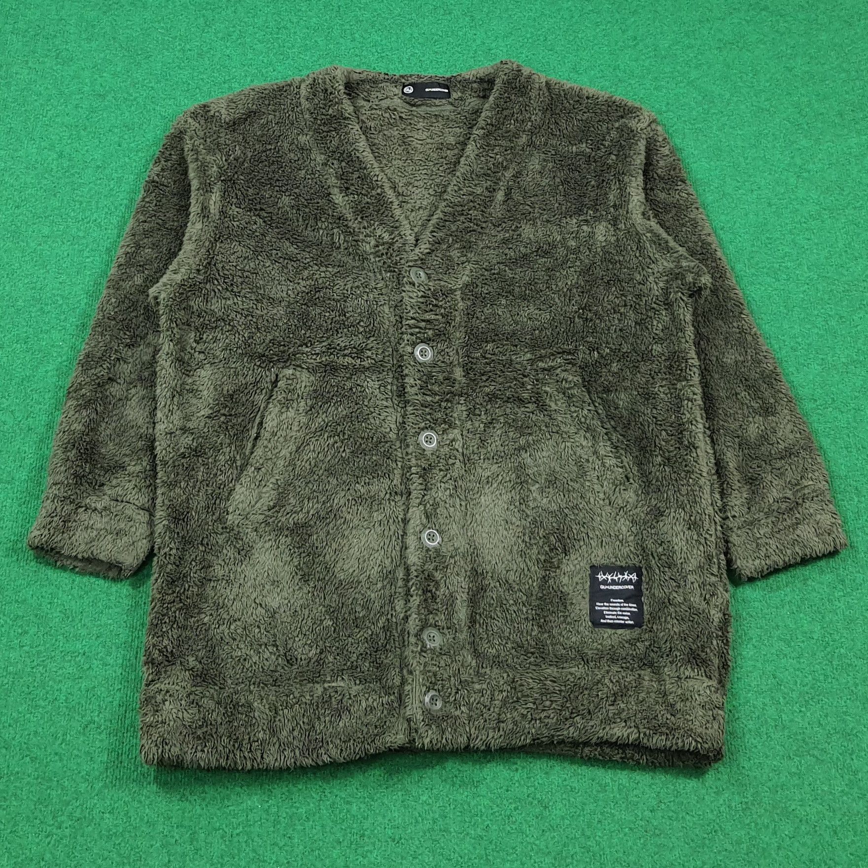 Undercover × Uniqlo Uniqlo Undercover Fleece Custom Logo Jacket C287N14 Size US L / EU 52-54 / 3 - 3 Thumbnail