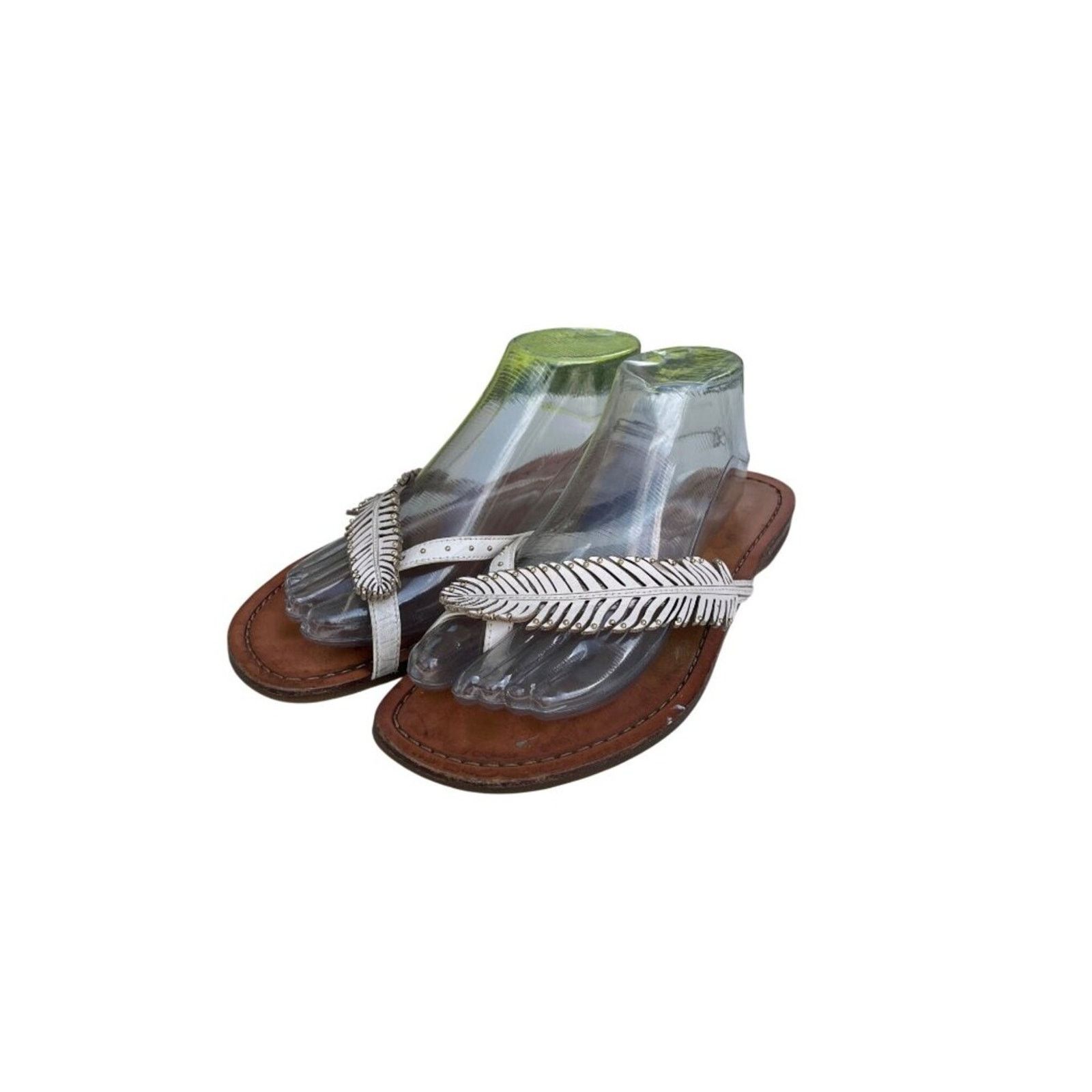 Coach Coach Womens Size 8.5B Leather Thong Sandals Size US 8.5 / IT 38.5 - 2 Thumbnail