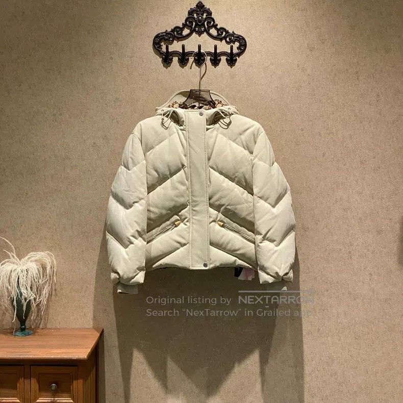 Hermes Hermes Beige Lining Monogrammed Down Jacket Size XXS / US 00 / IT 34 - 1 Thumbnail