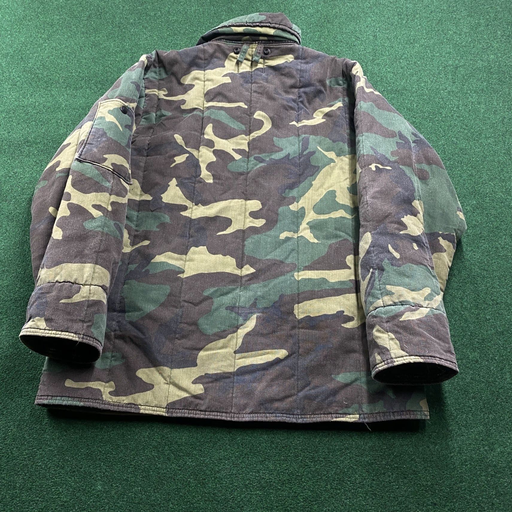 SafTbak VINTAGE SafTbak Jacket Camouflage 3-in-1 Insulated Lined Zip 80s Army Outdoor Hunting Coat Mens L Brown Size US L / EU 52-54 / 3 - 3 Thumbnail