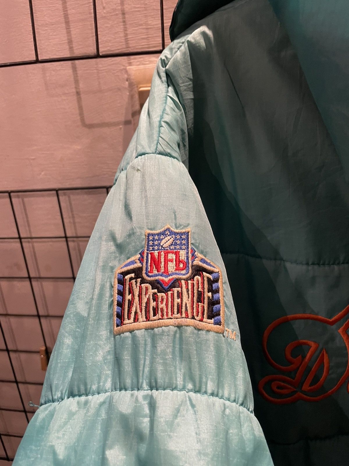 Pro Player × Vintage Vintage 90s pro player Miami Dolphins Reversible Jacket Size US S / EU 44-46 / 1 - 11 Thumbnail