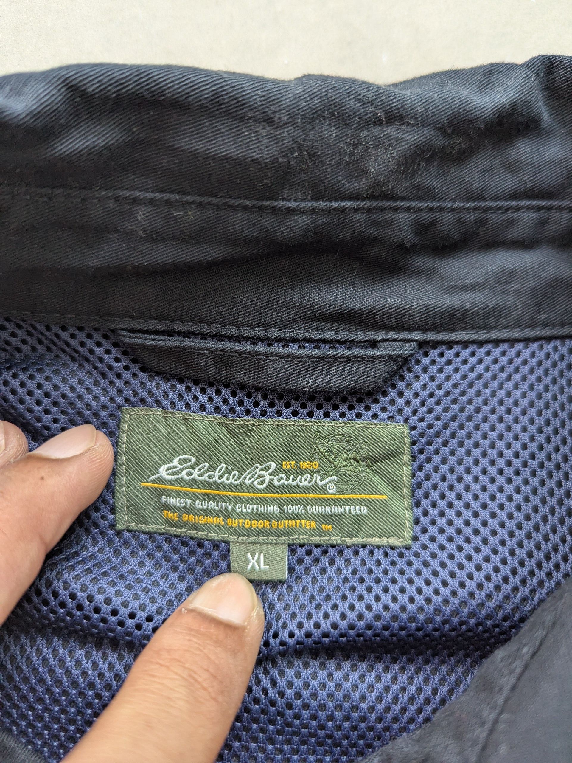 Eddie Bauer × Vintage Vintage 1990s Eddie Bauer Workers Jacket Black Size US XL / EU 56 / 4 - 10 Thumbnail
