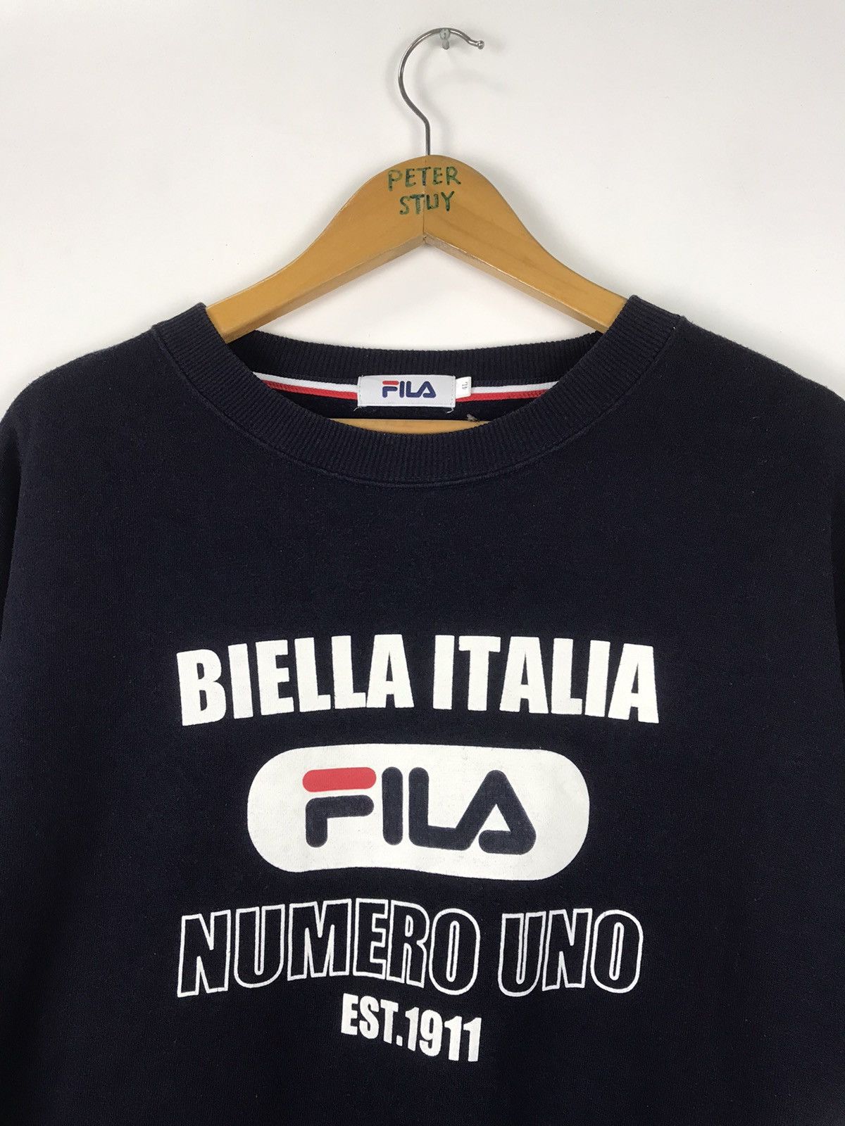 Fila Fila big logo over size sweatshirt Size US XXL / EU 58 / 5 - 2 Thumbnail