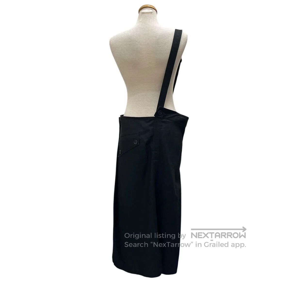 Yohji Yamamoto Yohji Yamamoto Black Denim Dress. Size 26" / US 2 / IT 38 - 4 Thumbnail