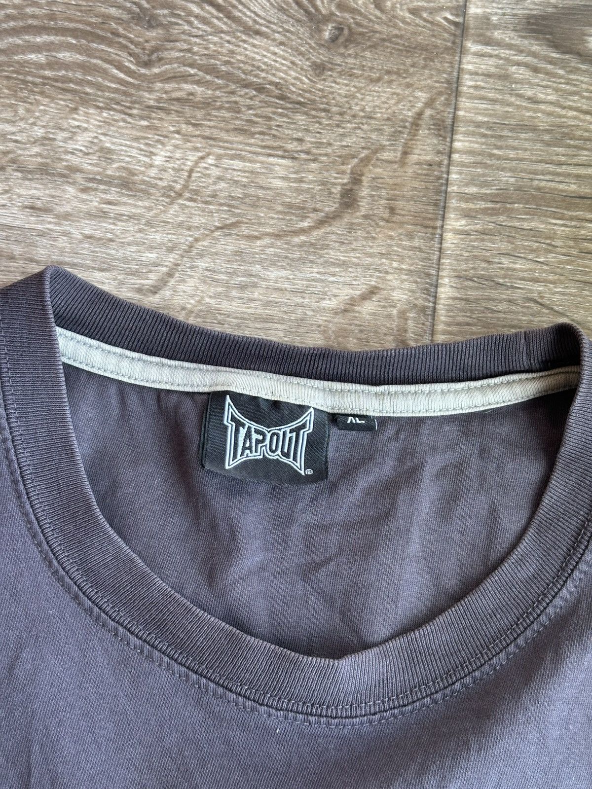 Tapout 🔥 Crazy Vintage Y2K Tapout Skull Affliction Style Tee Shirt Size US XL / EU 56 / 4 - 3 Thumbnail