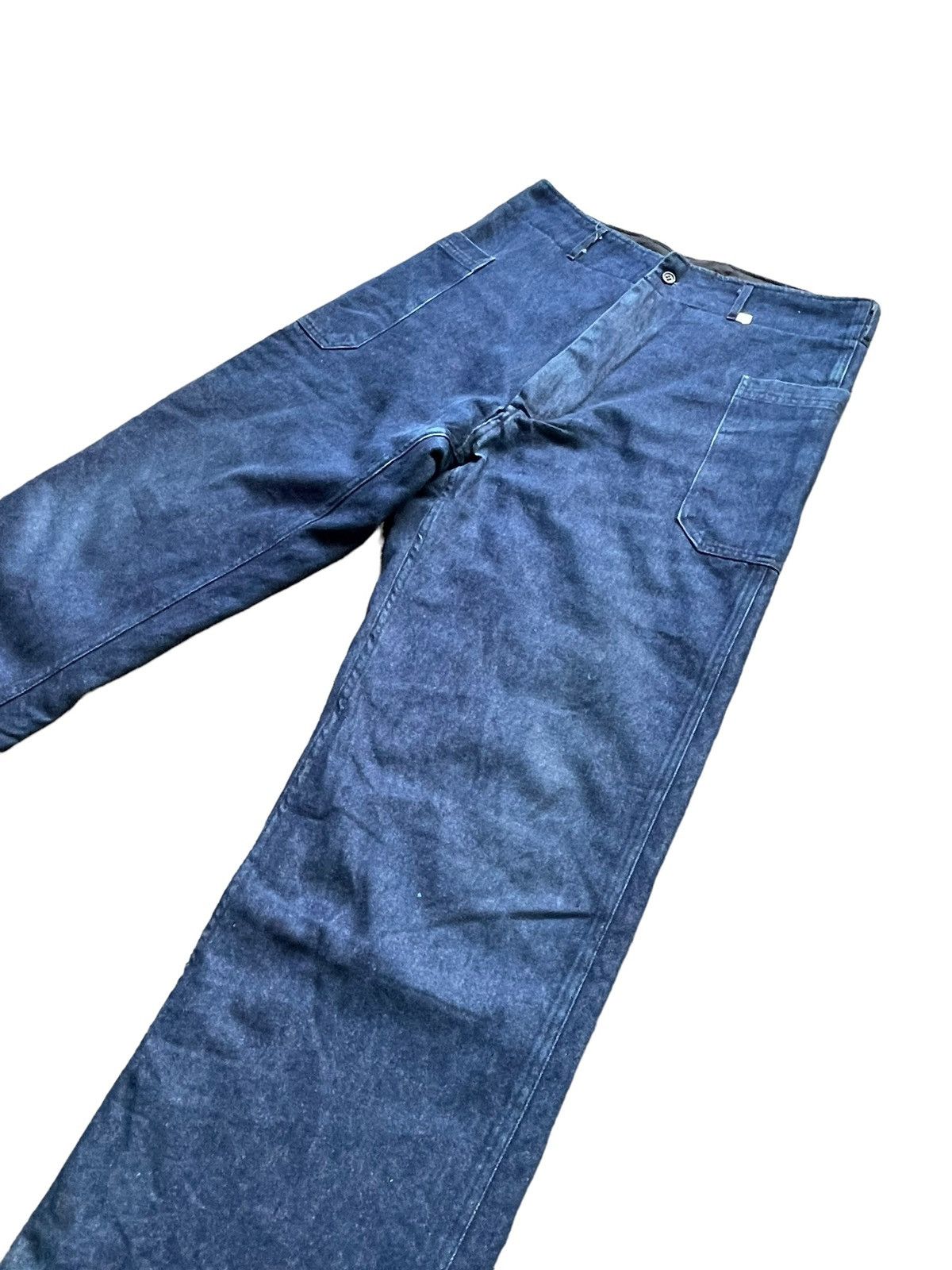 Japanese Brand Vintage Japanese Worker Denim Quilted Size US 34 / EU 50 - 2 Thumbnail