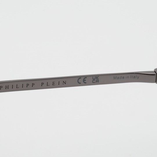 Philipp Plein Philipp Plein SPP007V 0508 Sunglasses Gunmetal Aviator Size ONE SIZE - 3 Thumbnail