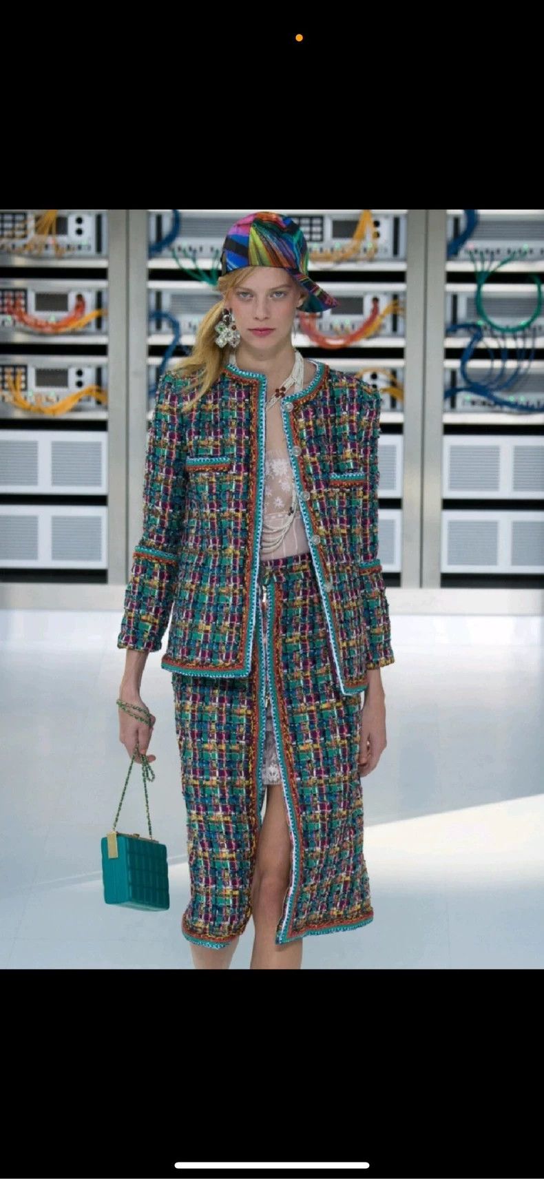 Chanel Chanel Data Center Series Best Colored Tweed Jacket 2504-Ne Size M / US 6-8 / IT 42-44 - 8 Thumbnail