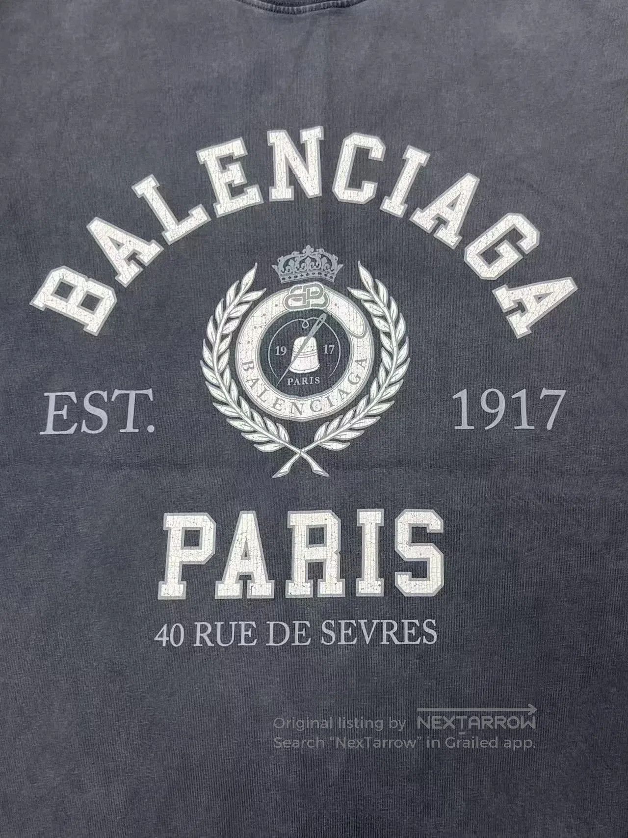 Balenciaga Balenciaga 1917 Logo Vintage Washed Oversized T-shirt. Size US M / EU 48-50 / 2 - 3 Thumbnail