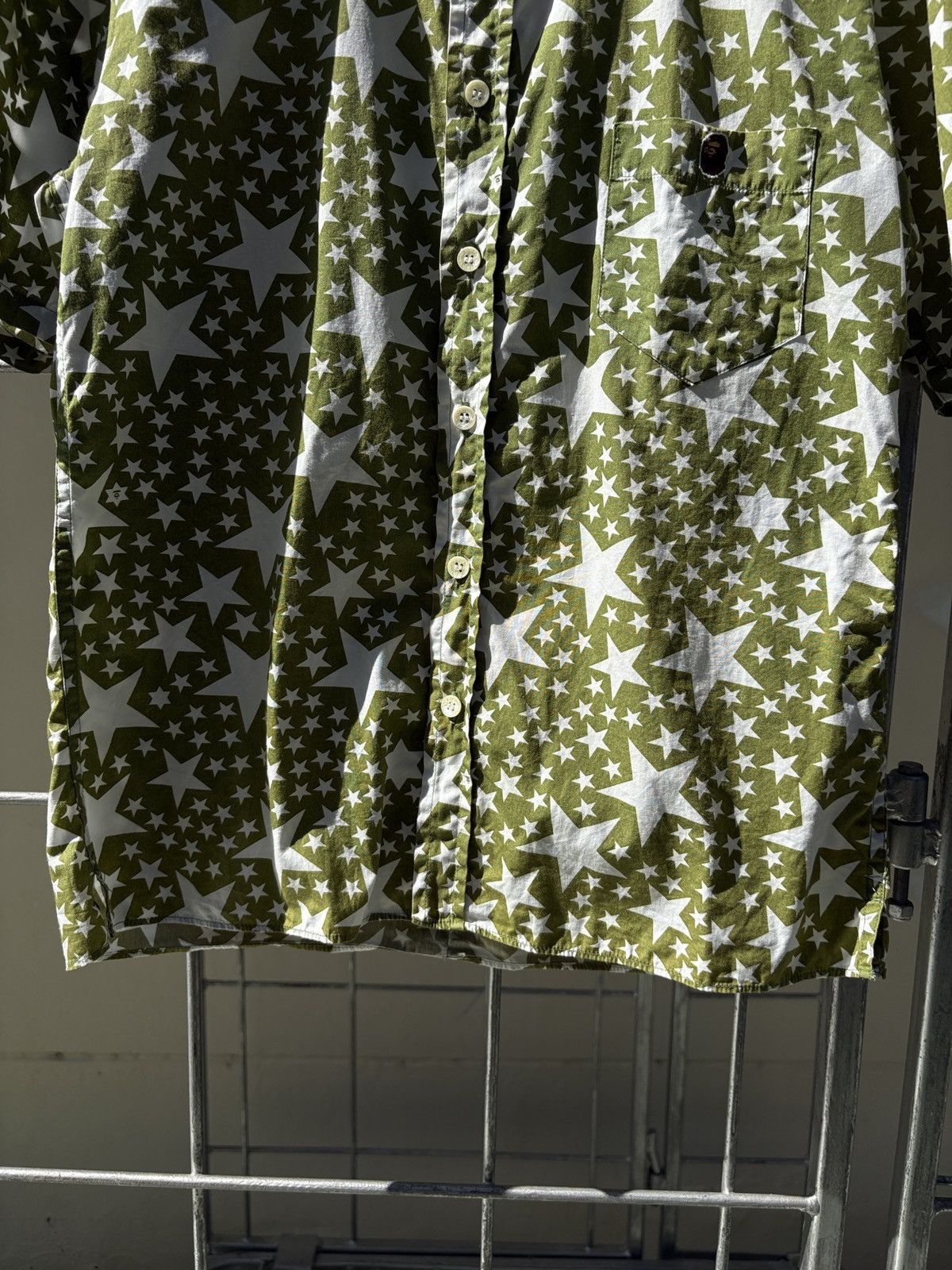Bape A BATHING APE Star Printed Shirt Size US XS / EU 42 / 0 - 5 Thumbnail
