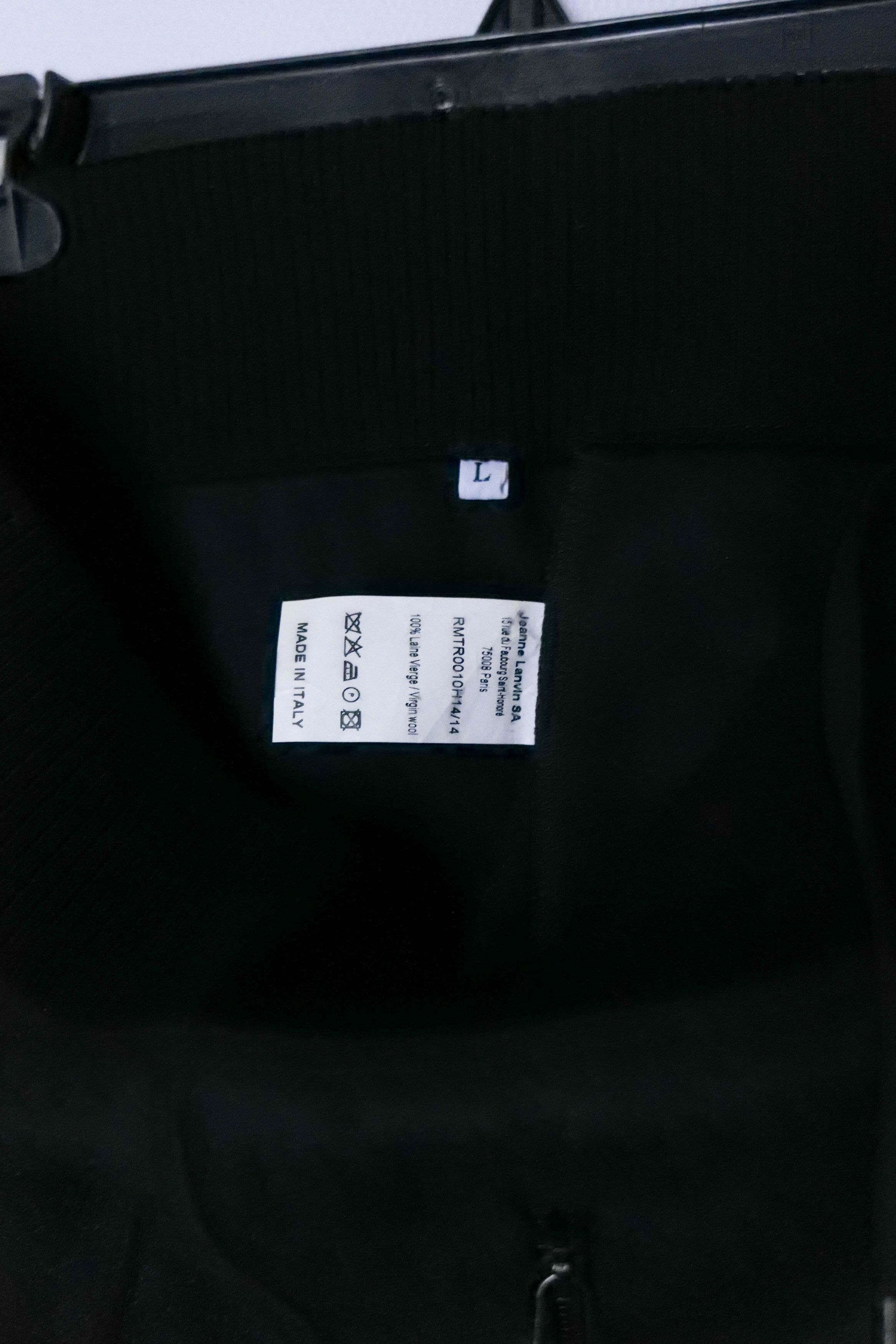 Lanvin Heavy wool joggers Size US 32 / EU 48 - 6 Thumbnail
