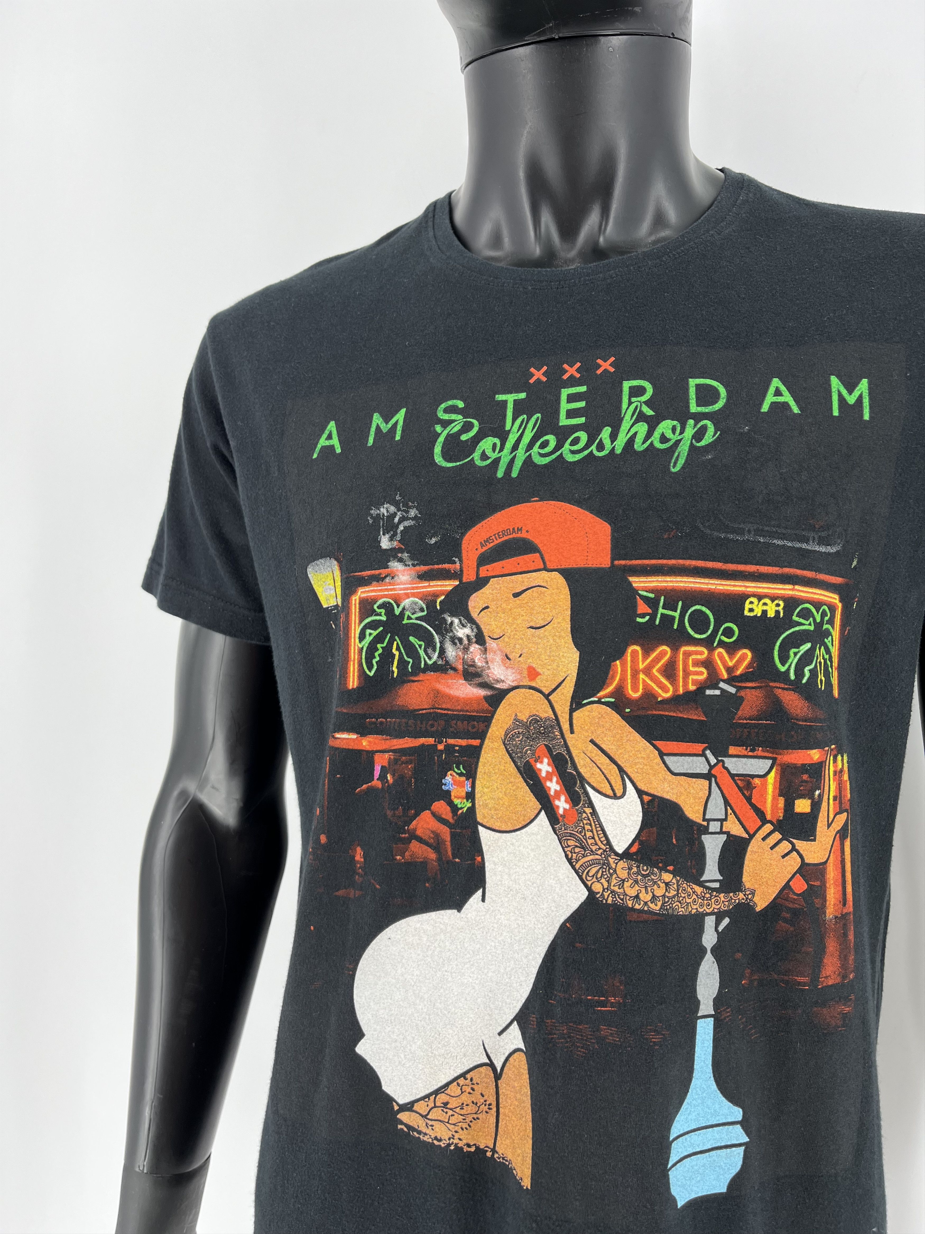 Other Red Light District Amsterdam Sexy Girl With Boobs Tee Size US L / EU 52-54 / 3 - 6 Thumbnail
