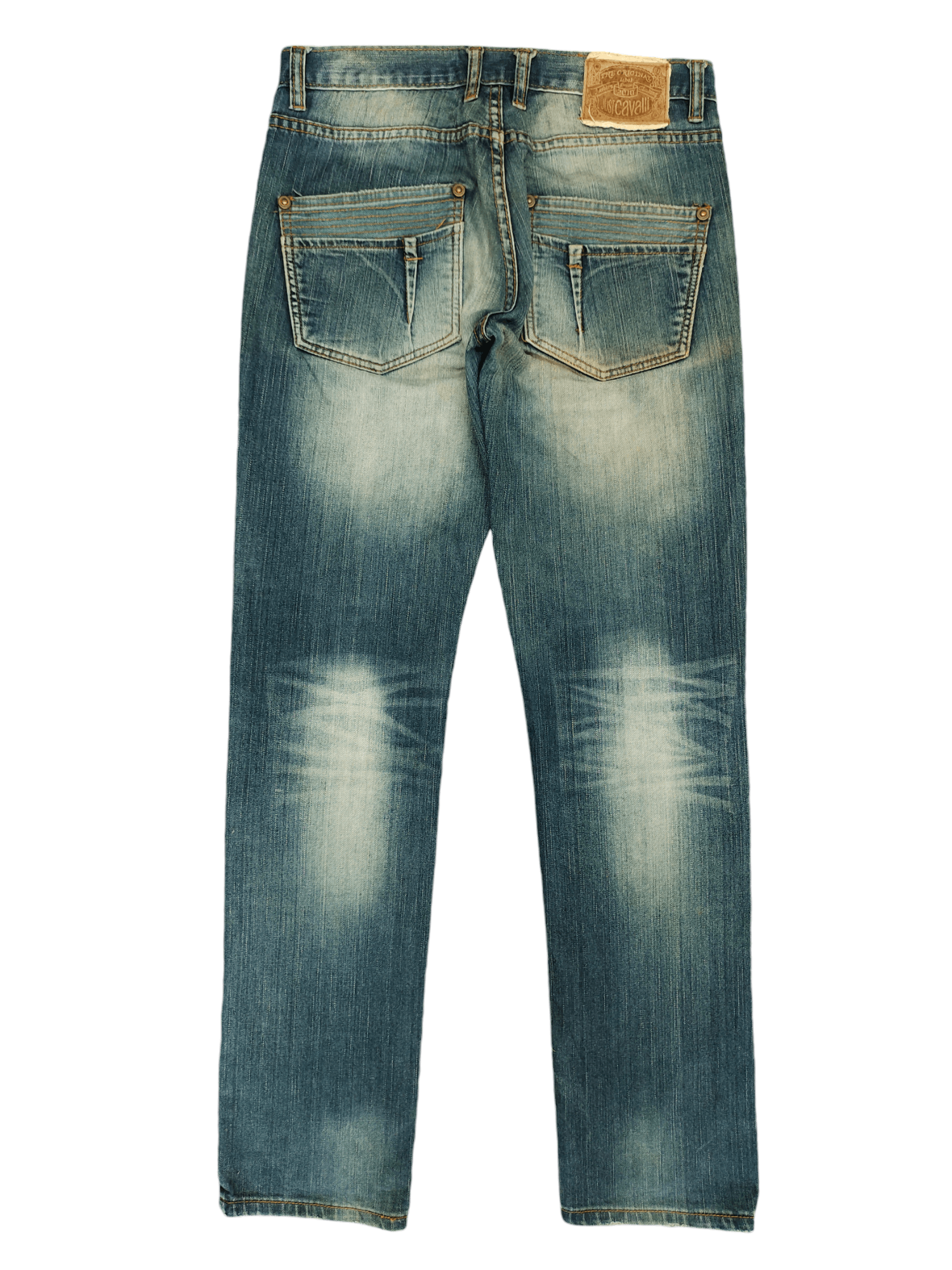 Just Cavalli Just Cavalli Distress Faded Denim Jeans Size US 31 - 12 Thumbnail
