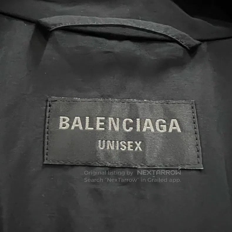 Balenciaga Balenciaga Black Embroidered Small Logo Jacket Size US XS / EU 42 / 0 - 3 Thumbnail