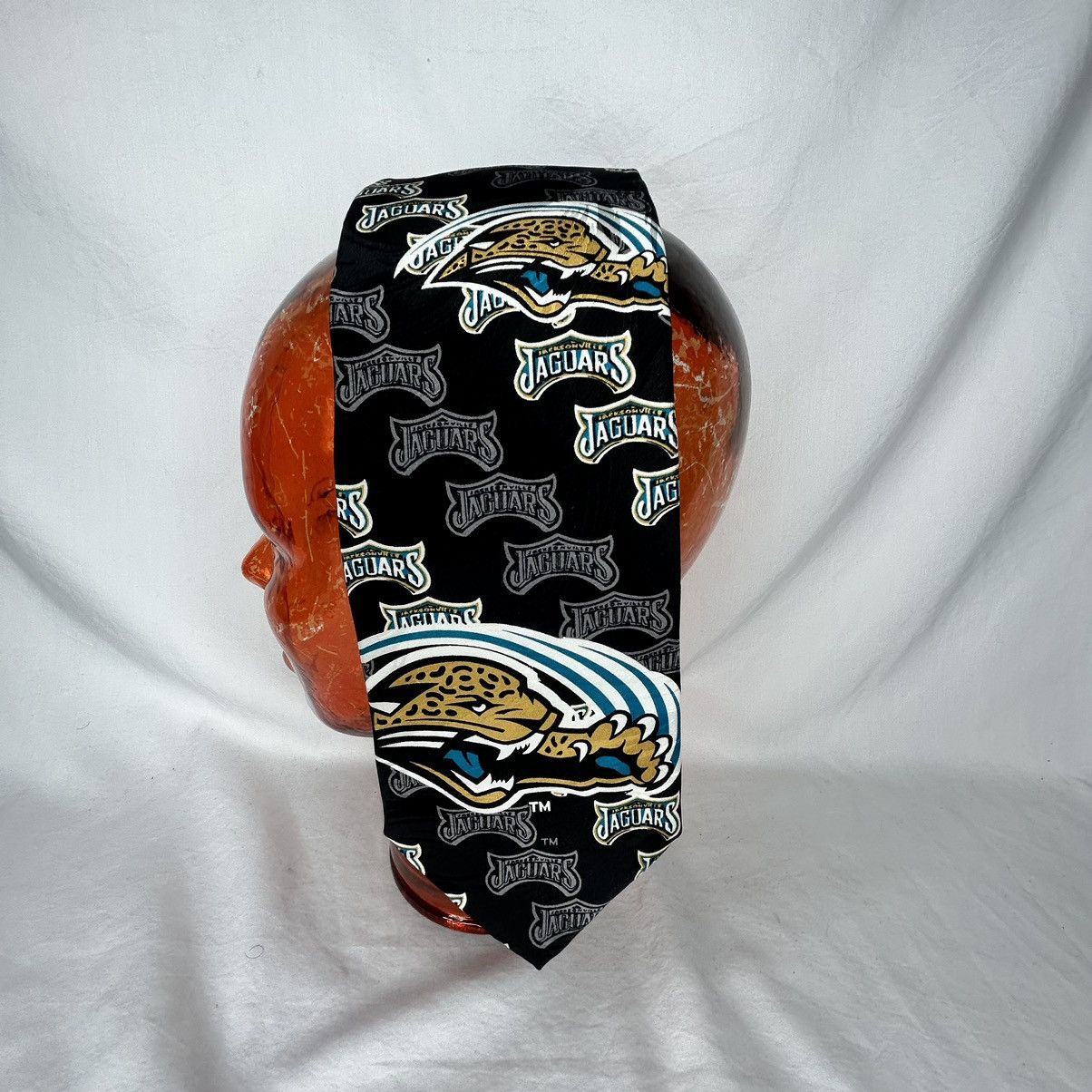 NFL Vtg 1997 Jacksonville Jaguars Silk All Over Print Neck Tie Size ONE SIZE - 1 Thumbnail