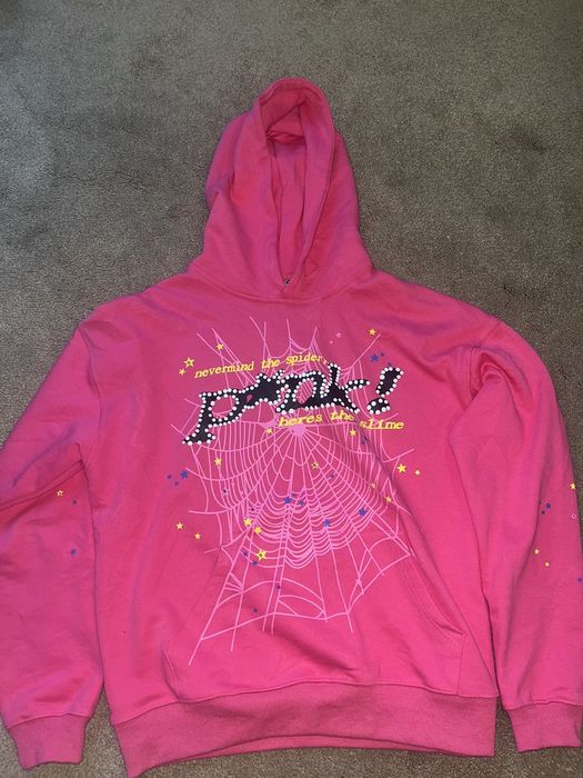 Spyder V1 Pink Sp5der Hoodie | Grailed