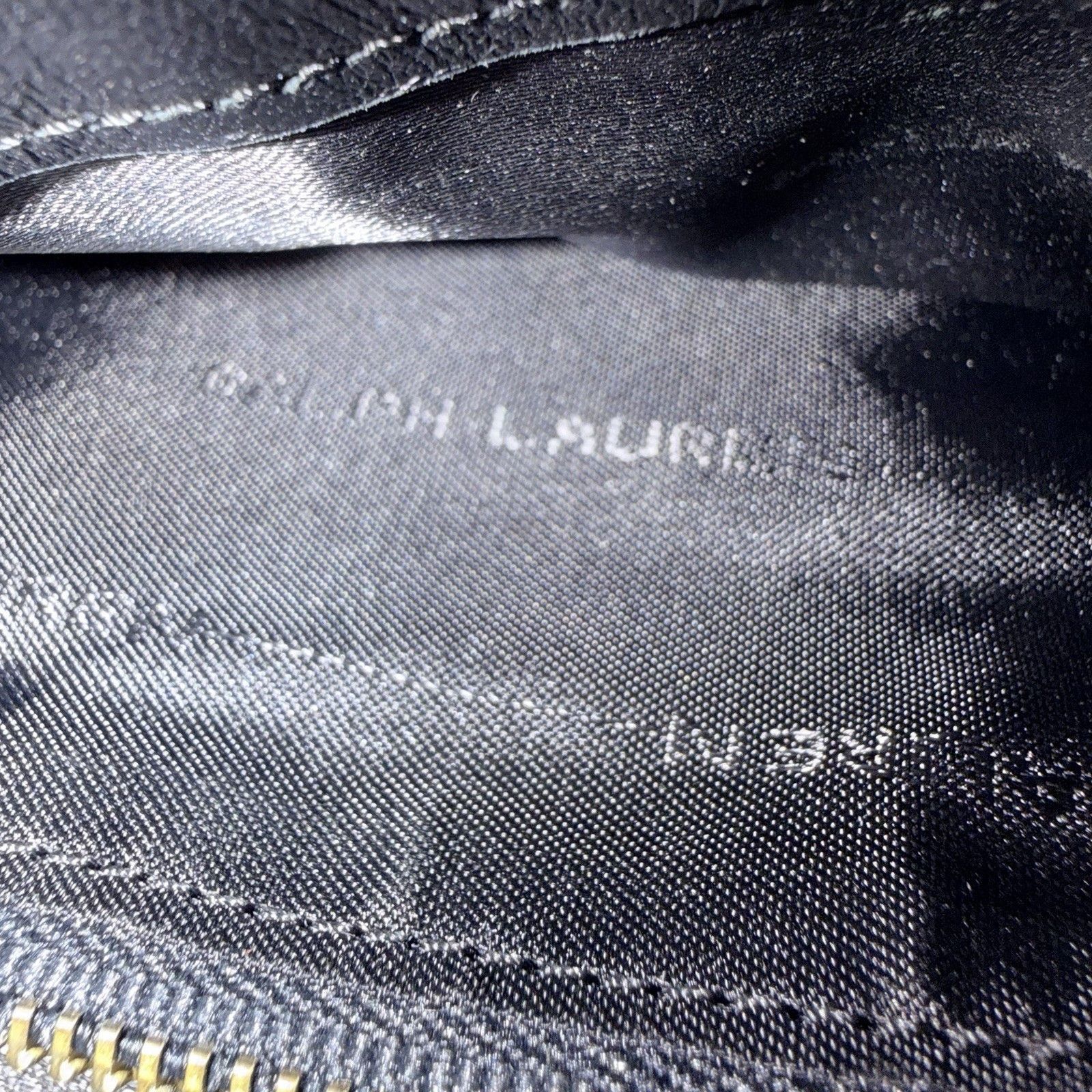Ralph Lauren Vtg Ralph Lauren Black Leather Wallet Clutch Organizer Size ONE SIZE - 12 Thumbnail