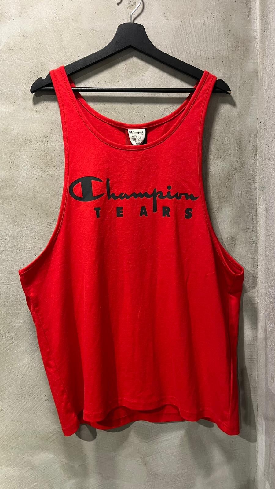 Champion × DENIM TEARS Champion x Denim Tears Red Tank Top Size US M / EU 48-50 / 2 - 1 Thumbnail