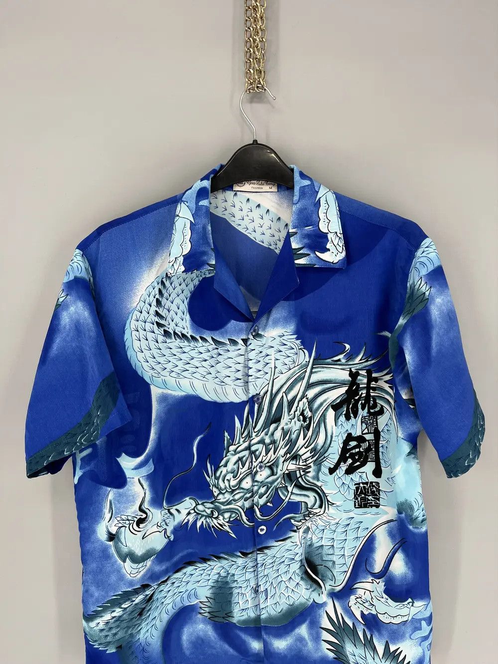 Vintage Vintage 90s Japanese Dragon Crazy Hawaiian Shirt Size US M / EU 48-50 / 2 - 4 Thumbnail
