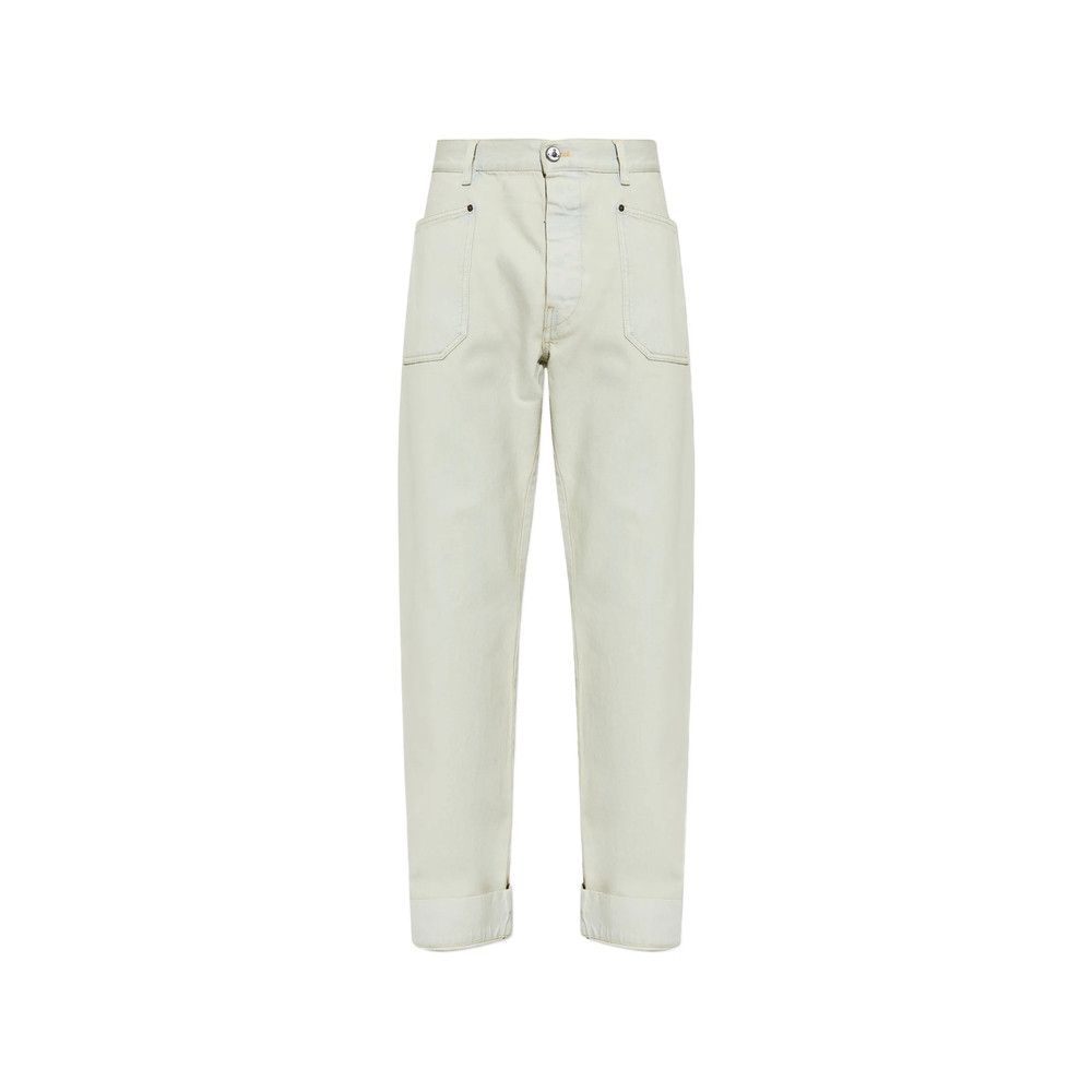 Vivienne Westwood Vivienne Westwood NEUTRALS Denim - Regular & Straight-Leg Jeans Size US 31 - 1 Thumbnail