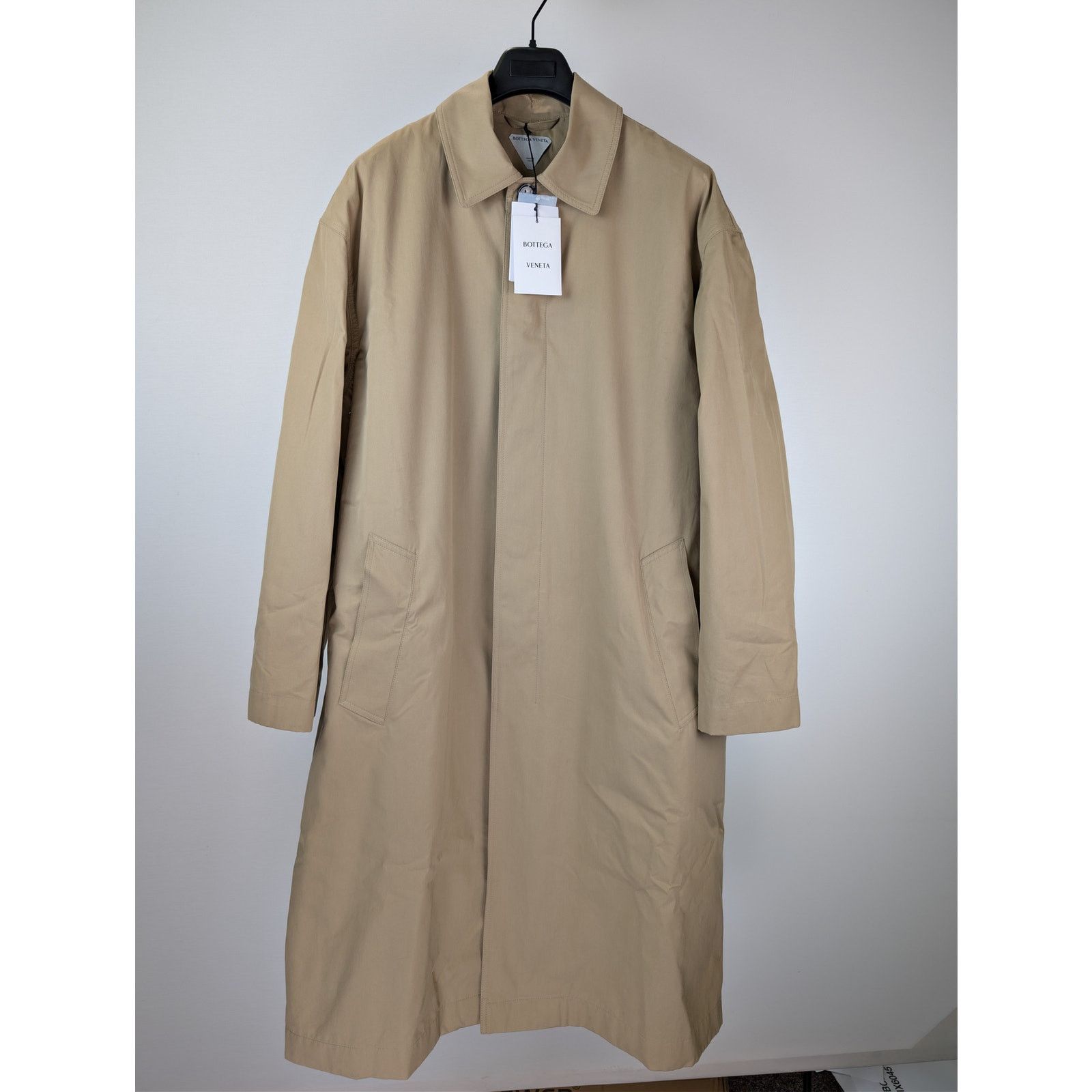 Bottega Veneta o1rshd1 Light Cotton Twill Trench Coat in Desert Taupe Size US M / EU 48-50 / 2 - 3 Thumbnail