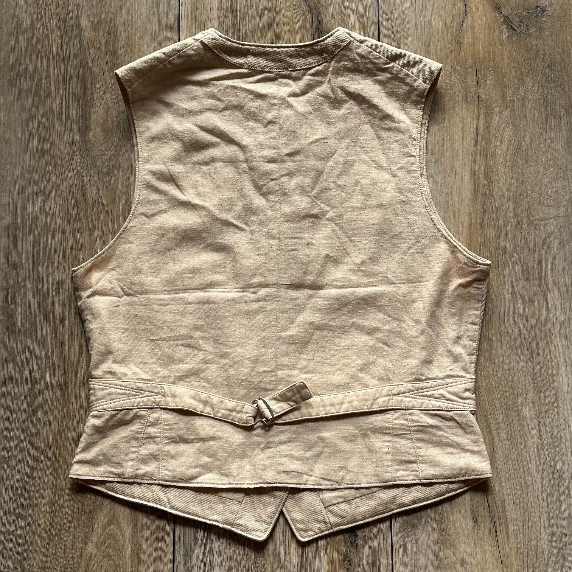 Orgueil ORGUEIL Vintage Cotton-Linen Vest Size US L / EU 52-54 / 3 - 2 Thumbnail