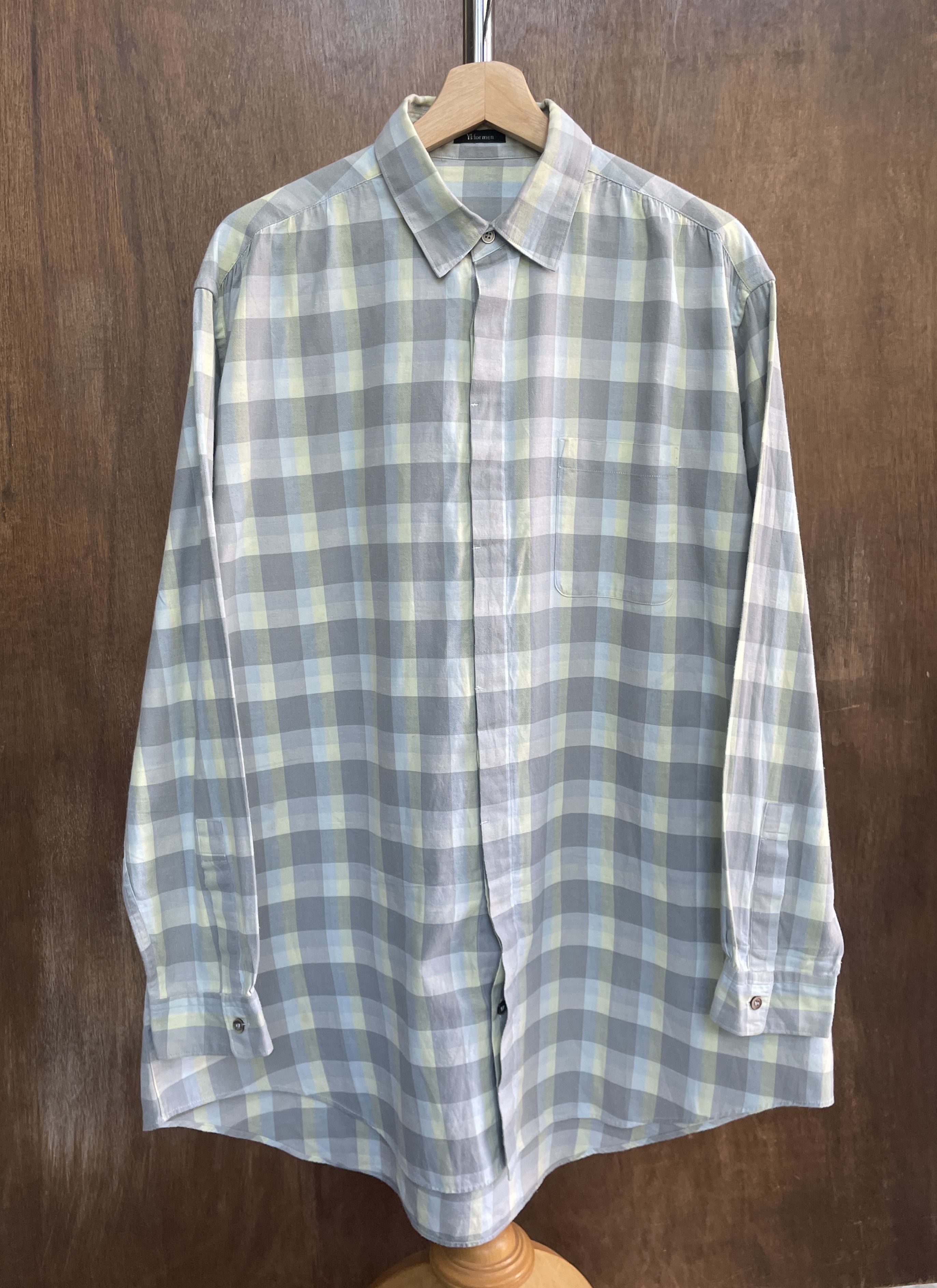 Y’s for men WOOL / NYLON FLANNEL 2023AW Y's for men Yohji Yamamoto Flannel Shirt