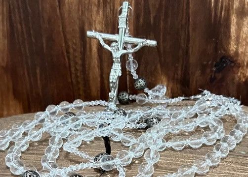 Other Wedding Lasso Rosary with Cross and Acrylic Beads Chain Size ONE SIZE - 1 Thumbnail