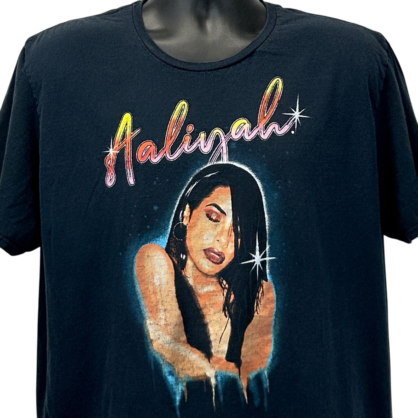 Other Aaliyah T Shirt Mens XL X-Large Black Rap Hip Hop Size US XL / EU 56 / 4 - 1 Thumbnail