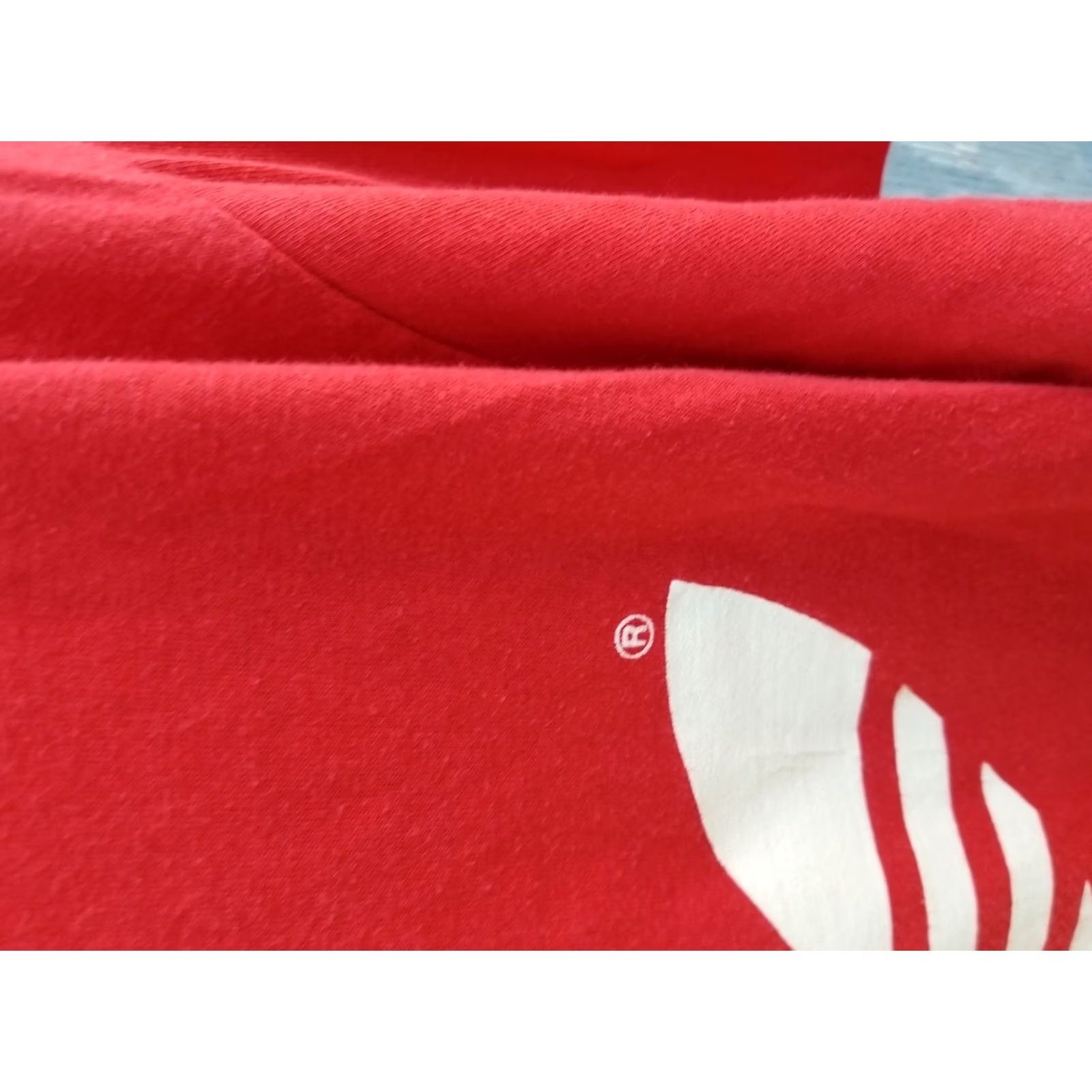 Adidas Revised Title: VINTAGE Adidas Men Large Red Classic 90s Trefoil Logo Casual Cotton Tee Size US L / EU 52-54 / 3 - 4 Thumbnail