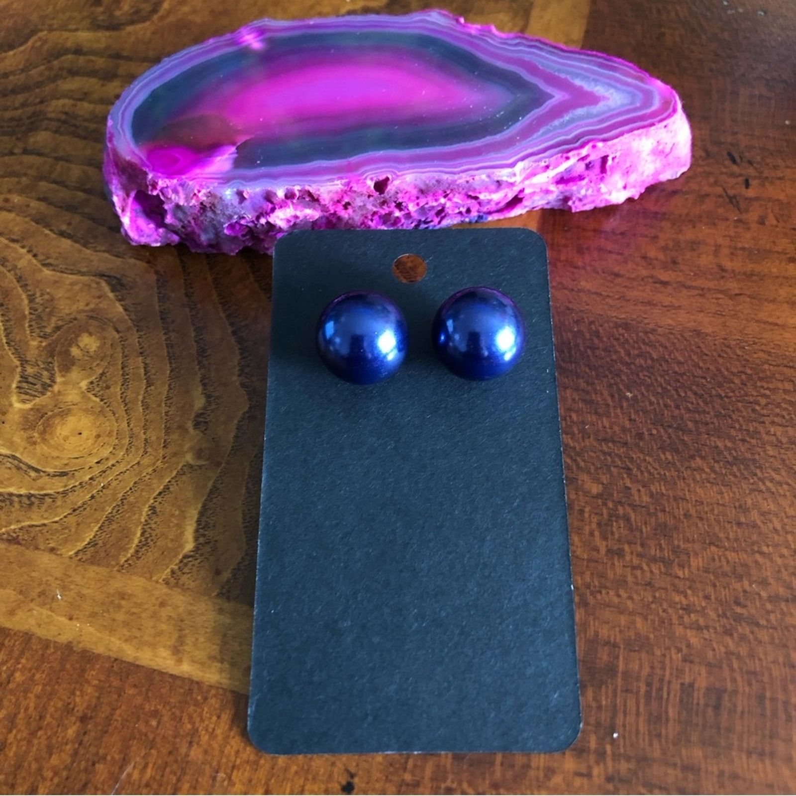 Jewelry Double sided faux Pearl pierced earrings Size ONE SIZE - 2 Thumbnail