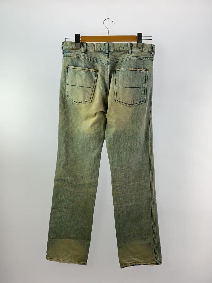 Jean Paul Gaultier AW02 Mud Processed Denim Jeans Size US 31 - 2 Thumbnail
