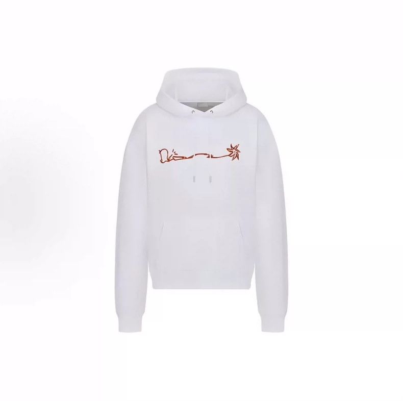 Dior Dior Letter embroidered hooded sweatshirt 2505-Nextarrow Size US L / EU 52-54 / 3 - 1 Thumbnail