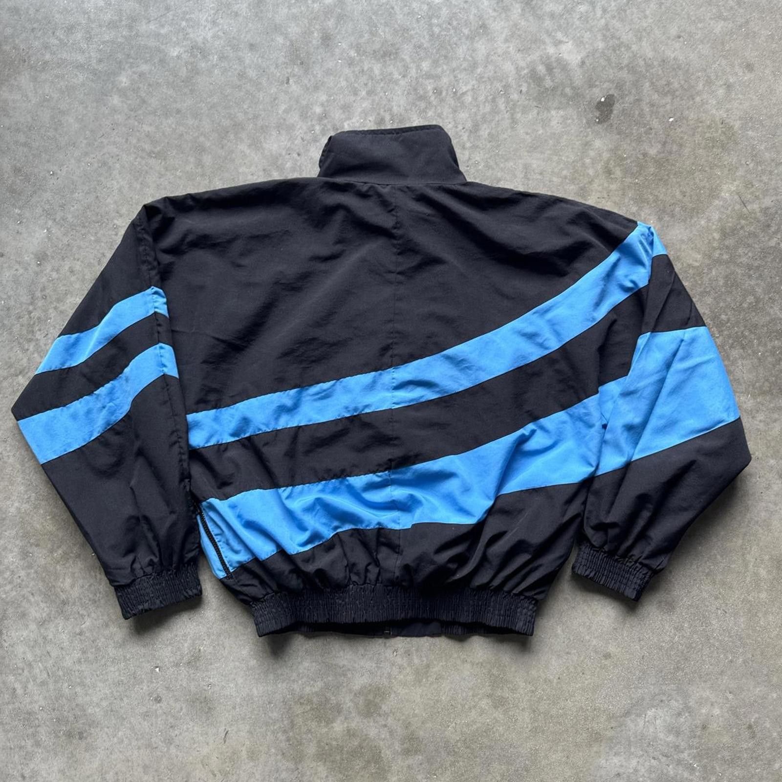 Other Track Windbreaker 90’s Jacket With Embroidered Blue Jay Bird Size US L / EU 52-54 / 3 - 2 Thumbnail