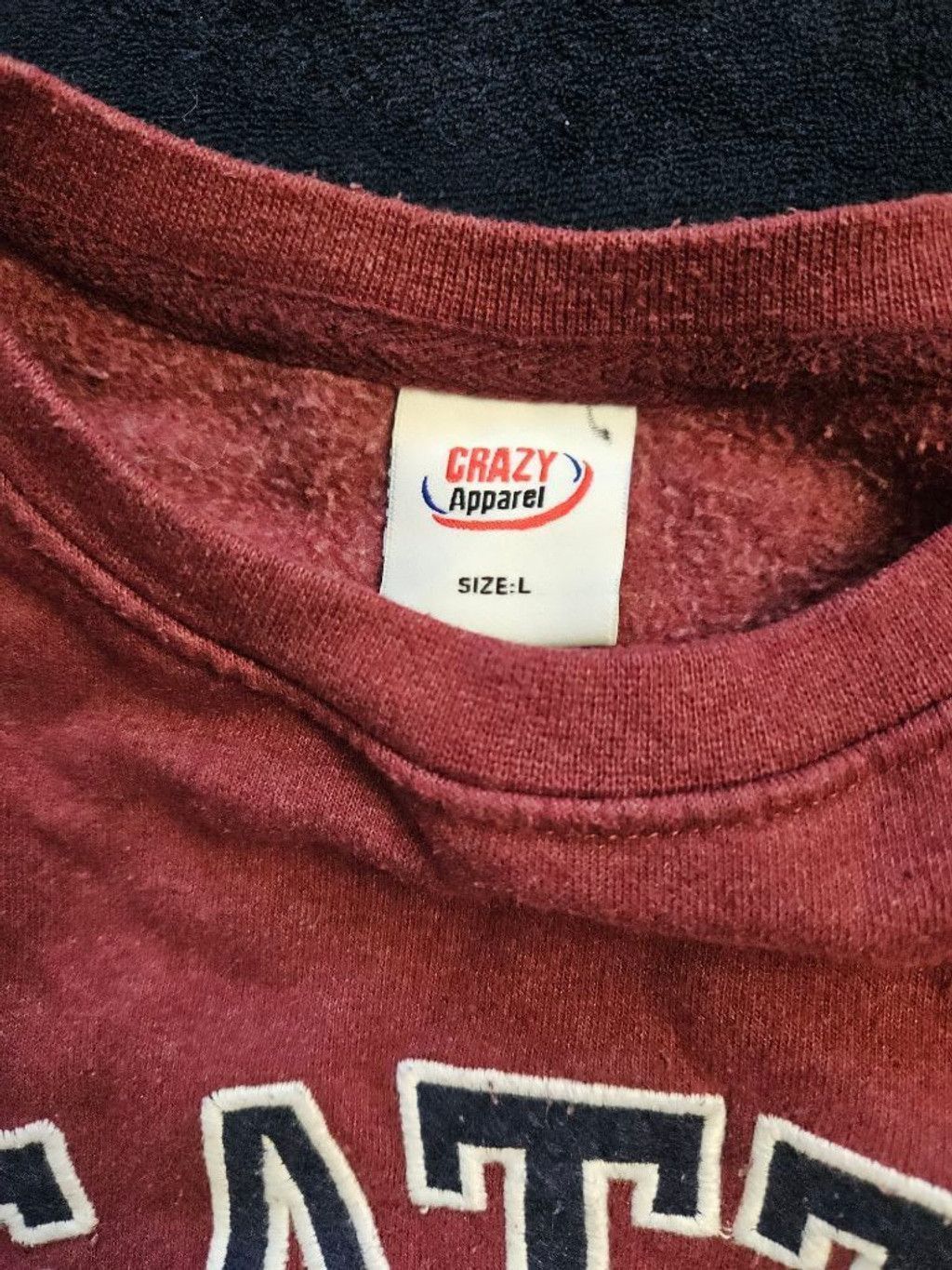 American Apparel Vintage Seattle Washington Mens L Pullover Crewneck Sweater Size US L / EU 52-54 / 3 - 2 Thumbnail