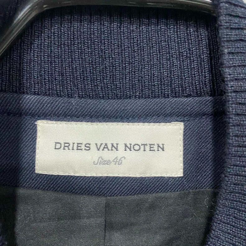 Dries Van Noten dries van notenNavy embroidered zipper jacket 2503-Nextarro Size US S / EU 44-46 / 1 - 4 Thumbnail