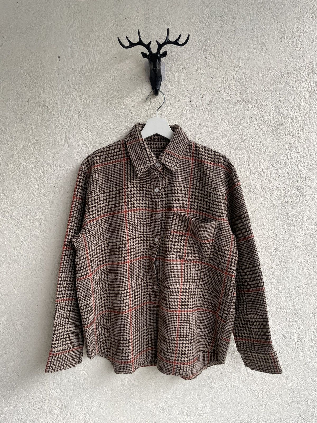 If Six Was Nine 2000s Fuga Flannel Plaid Y2K LGB GOA Hysteric Maison Japan Size US XL / EU 56 / 4 - 2 Thumbnail